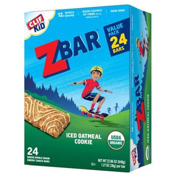 Clif Kid Zbar Iced Oatmeal Cookie Snack Bars - 24ct/30.48oz