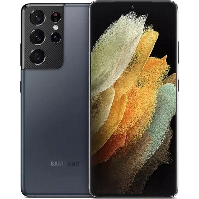 Manufacturer Refurbished Samsung Galaxy S21 Ultra 5G G998U (Fully Unlocked) 128GB Phantom Navy (Excellent)