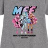 - Mattel - M.F.F Monster Friends Forever Graphic Short Sleeve Fleece Dress - 2 of 4