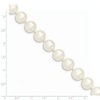 Black Bow Jewelry 10-11mm, White FW Cultured Pearl & 14k Yellow Gold Clasp Necklace - 3 of 4