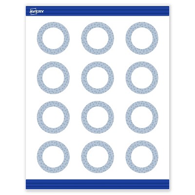 Avery Round Business Cards, Polka Dots Design, 2", 120ct