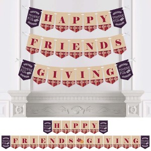 Big Dot of Happiness Friends Thanksgiving Feast - Friendsgiving Party Bunting Banner - Party Decorations - Happy Friends Giving - 1 of 4