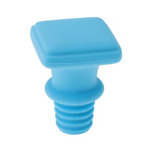 Unique Bargains Bottle Stoppers Square Flat Hand Wash Silicone 1.77"x1.38"x1.38" 1 Pc - 1 of 3