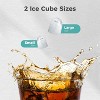 ZAFRO Ice Makers Countertop with Handle,26.5Lbs/24H,9 Cubes in 6 Mins,2 Sizes of Bullet Ice,Portable Machine with Self-Cleaning - 4 of 4
