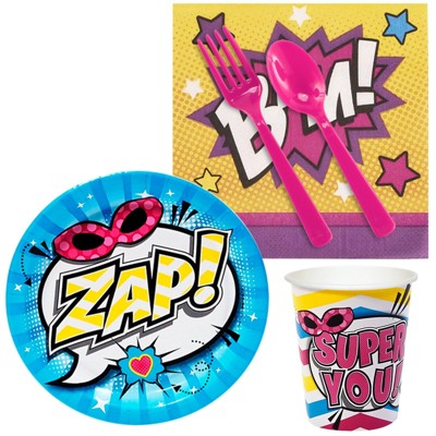 16ct Superhero Girl Snack Pack