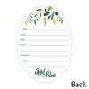 Big Dot of Happiness Elegant Cross - Shaped Fill-in Invitations - Religious Party Invitation Cards with Envelopes - Set of 12 - 3 of 4
