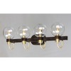 Maxim Lighting Bauhaus 4 - Light Vanity in  Bronze/Satin Brass - 2 of 2