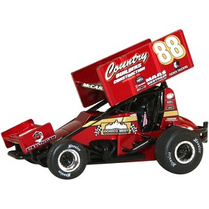Winged Sprint Car #88 "Country Builders Construction" Country Builders Racing "World of Outlaws" 1/18 Diecast Model Car by ACME - 1 of 4