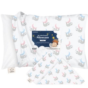 KeaBabies Toddler Pillowcase for 13X18 Pillow, Organic Toddler Pillow Case, Travel Pillow Case Cover - 1 of 4