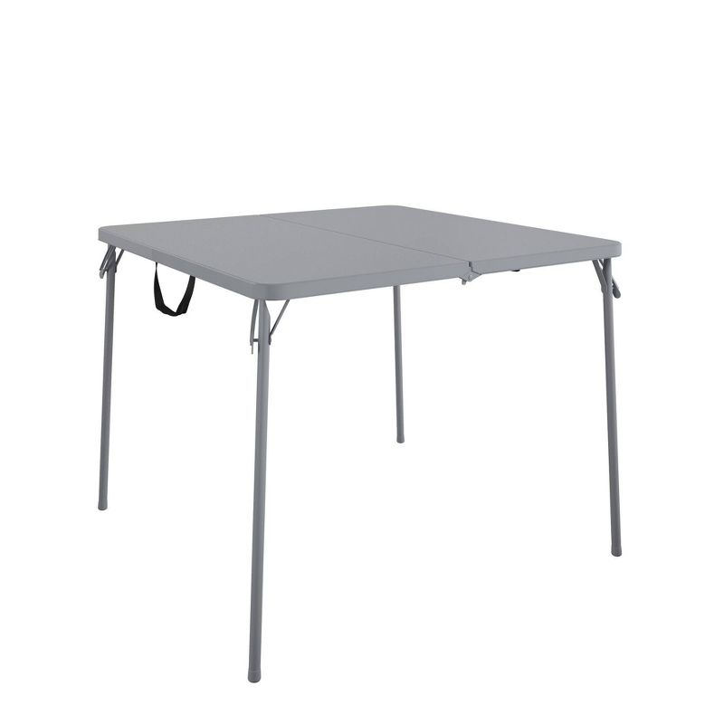 Cosco 38.5&#34; Fold in Half Multi-Purpose Card Table with Handle Gray, 1 of 6