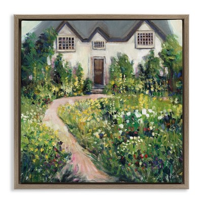 Stupell Industries Rural Floral Cottage Garden Blooms, 25" x 25"