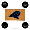 EvergreenNFLCarolina Panthers Logo Natural Coir 28 x 16 Inches Indoor Outdoor Doormat - 4 of 4