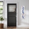 Northlight Patriotic "America" Fireworks Wooden Porch Board Sign Decoration - 36" - 3 of 4