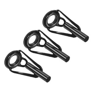 Unique Bargains Tube Dia Fishing Rod Tips Repair Kit Stainless Steel Ring Guide - 1 of 4