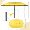 Ainfox 15ft. Outdoor Double-layer Sunshade Umbrella - 3 of 4