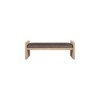 Meridian Furniture,Sonia Velour Fur Fabric Bench - 3 of 4