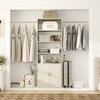 Aheaplus 25" - 103" Closet System with Cabinets, Wall-mounted Closet Organizer - 2 of 4