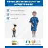 Disney Mickey Mouse Lion King Toy Story Cars French Terry T-Shirt and Shorts Outfit Set Toddler - 2 of 4
