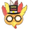Blue Panda 36 Pack Thanksgiving Photo Props, Turkey Paper Masks, Party Supplies - 4 of 4