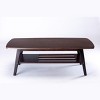 NicBex 47 Inch Rectangle Coffee Table with 2-Tier Storage,Farmhouse Center Table for Living Room,Bedroom - 3 of 4