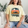 Simply Sage Market Women's Peace Love and Mountains Short Sleeve Garment Dyed Tee - 2 of 3