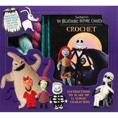 Disney Tim Burton's: The Nightmare Before Christmas Crochet - (Crochet Kits) by  Ilaria Caliri (Mixed Media Product)