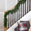 Northlight Real Touch™️ Wind River Fir with Glittered Pinecones Artificial Christmas Garland - 7' x 12" - Unlit - 2 of 4