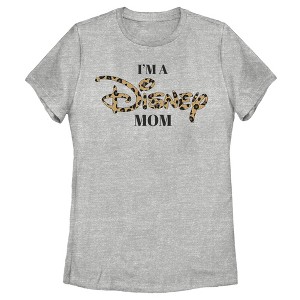 Women's Disney I'm a Mom Cheetah Logo T-Shirt - 1 of 4