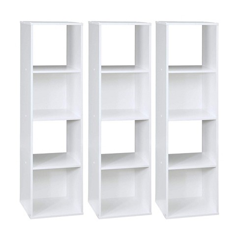 Stackable Cube Storage Shelves with Hanging Rod - On Sale - Bed