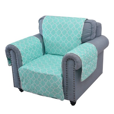 White Polyester Lawson Accent Chair with Spindle Legs