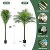 Palm Tree Artificial Tropical Plant 5FT Tall Faux Plants Indoor Fake Floor Plants Decorative Palm Tree Large Office Plant Artificial Palm Trees - 2 of 4