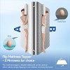Vipbear Extra Firm Mattress Topper 3/4 Inch Medium/Extra Firm Dual Sides Flippable Mattress Pad Topper with Removable Cover for Back Pain Relief - 2 of 4