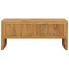 vidaXL TV Stand 39.4"x13.8"x17.7" Solid Wood Teak - 4 of 4