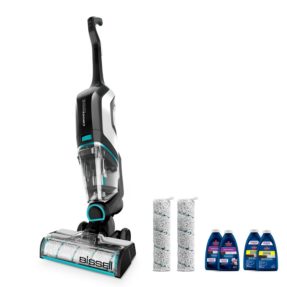 BISSELL CrossWave Cordless MAX Floor and Carpet Cleaner with Wet-Dry Vacuum, Blue