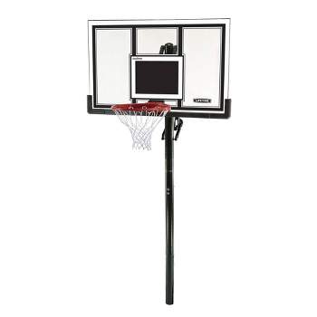 Lifetime Adjustable In Ground 54'' Basketball Hoop - White/Black