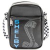 Carroll Shelby Bag, Crossbody, Carroll Shelby Text and Super Cobra Snake, Black, Vegan Leather - 2 of 4