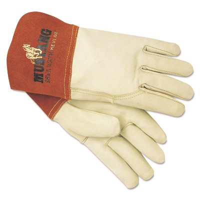 MCR Safety 4921 Cowhide Leather Welding Glove With Double Palm