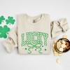 Simply Sage Market Women's Graphic Sweatshirt St. Patrick's Day Coquette Lucky - 3 of 4