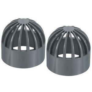 Unique Bargains Round Outdoor Leakproof Sewer Drain Pipe Fitting Adapter - 1 of 3