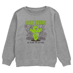 Boy's Care Bears Be Kind to Nature Good Luck Bear Sweatshirt - 1 of 2