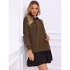 Jess by Meiko Women's Double Layer Hooded Pullover Dress - 2 of 4