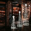 Yescom Sparkle 6 Pack LED Christmas Spiral Light Kit Battery 3/4/6Ft Pre-Lit LED with Star Topper for Indoor Outdoor - 2 of 4