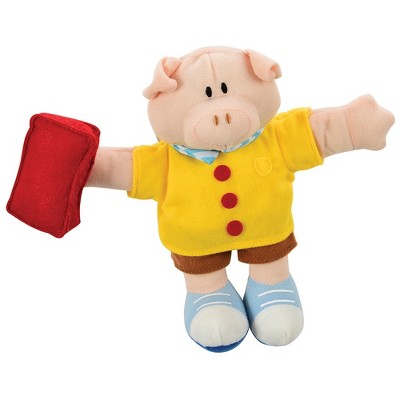 Детские куклы Constructive Playthings Three Little Pigs Hand Puppet Set – 4 Soft Storytelling Puppets for Imaginative Play - All Ages — фото 6