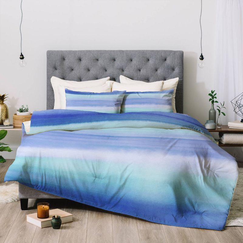 Blue Amy Sia Ombre Comforter Set - Deny Designs, 5 of 9