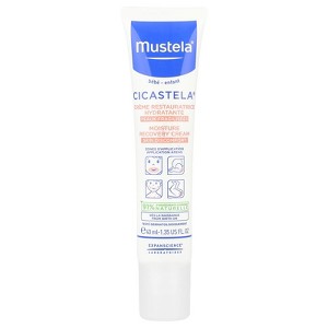 Mustela Cicastela Moisture Recovery Cream - Multipurpose Baby Ointment for Skin Discomfort - with Natural Avocado & Hyaluronic Acid - Fragrance-Free - - 1 of 3