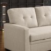 ChicFurnit L-Shaped Modular Sectional Sofa Couch Elegant Storage Sofa with Pull Out Loveseat Removable Cushions for Living Room, Beige, 82"*53"*34.5" - 4 of 4