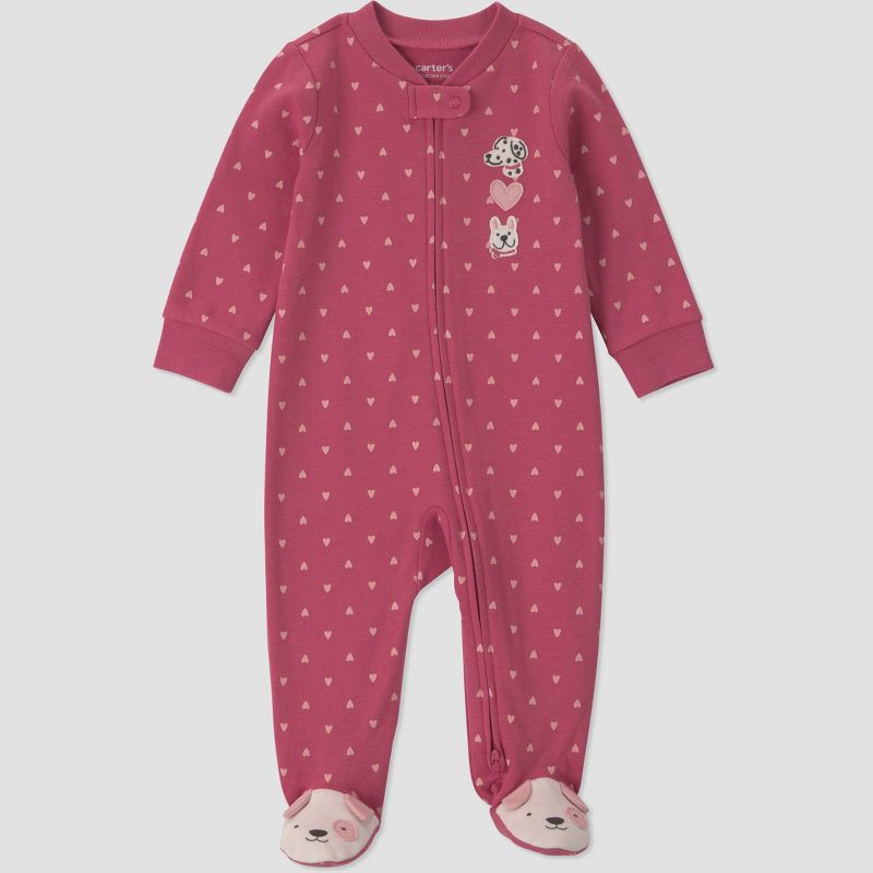 Carter's Just One You® Baby Girls' Dogs Sleep N' Play - Pink Newborn