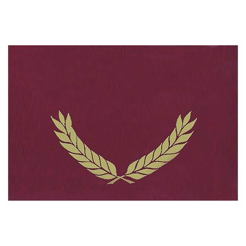 Hayes Gold Foil Stamped Maroon Certificate Folders Pack Of 30 (h-va344) :  Target