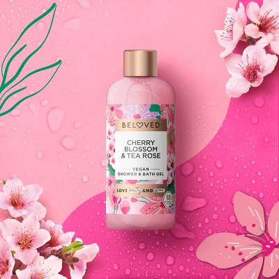 Beloved Mini Shower &#38; Bath Gel - Floral Cherry Blossom &#38; Tea Rose - Travel Size - 3 fl oz_5