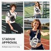 MaseiKar Clear Bag for Stadium Events, Clear Backpack Purse for Women Waterproof TPU Crossbody Fanny Pack - 2 of 4